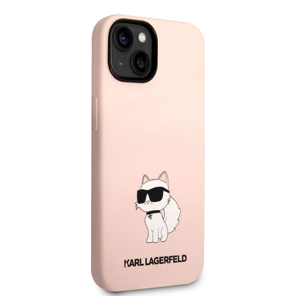 iPhone 14 Kılıf Karl Lagerfeld Silikon Choupette Dizayn Kılıf