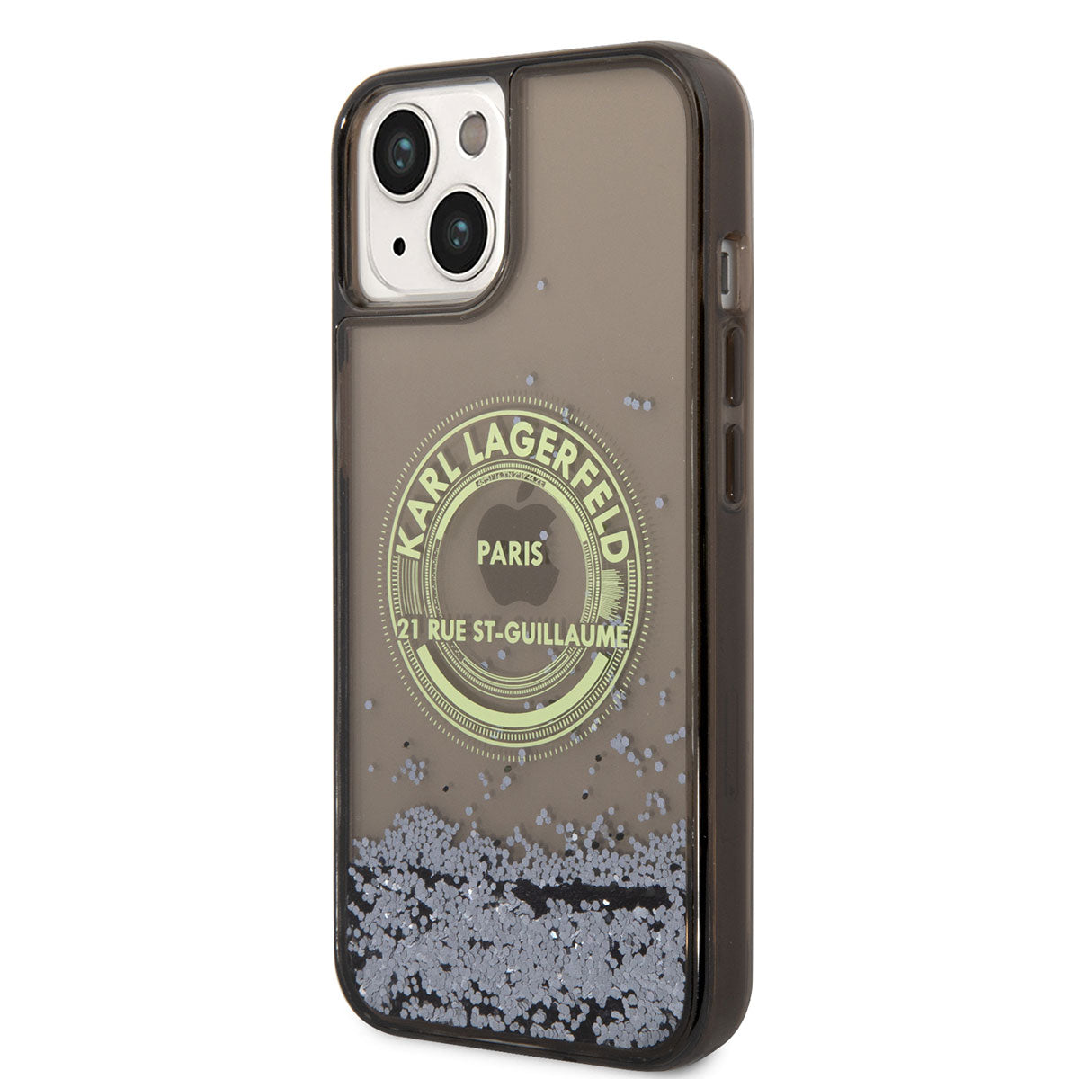 iPhone 14 Kılıf Karl Lagerfeld Sıvılı Simli RSG Dizayn Kılıf