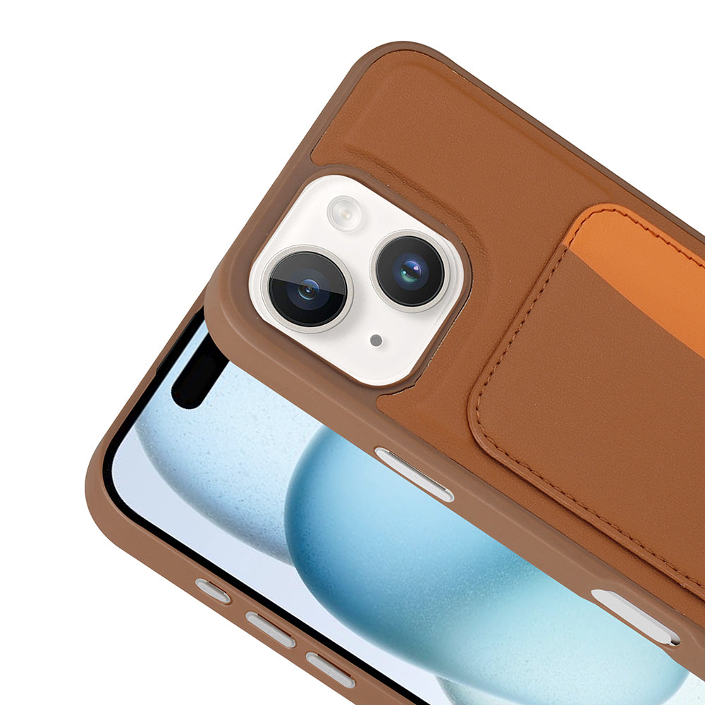 iPhone 14 Kılıf Kartlıklı Zore X-Kart Silikon Kılıf