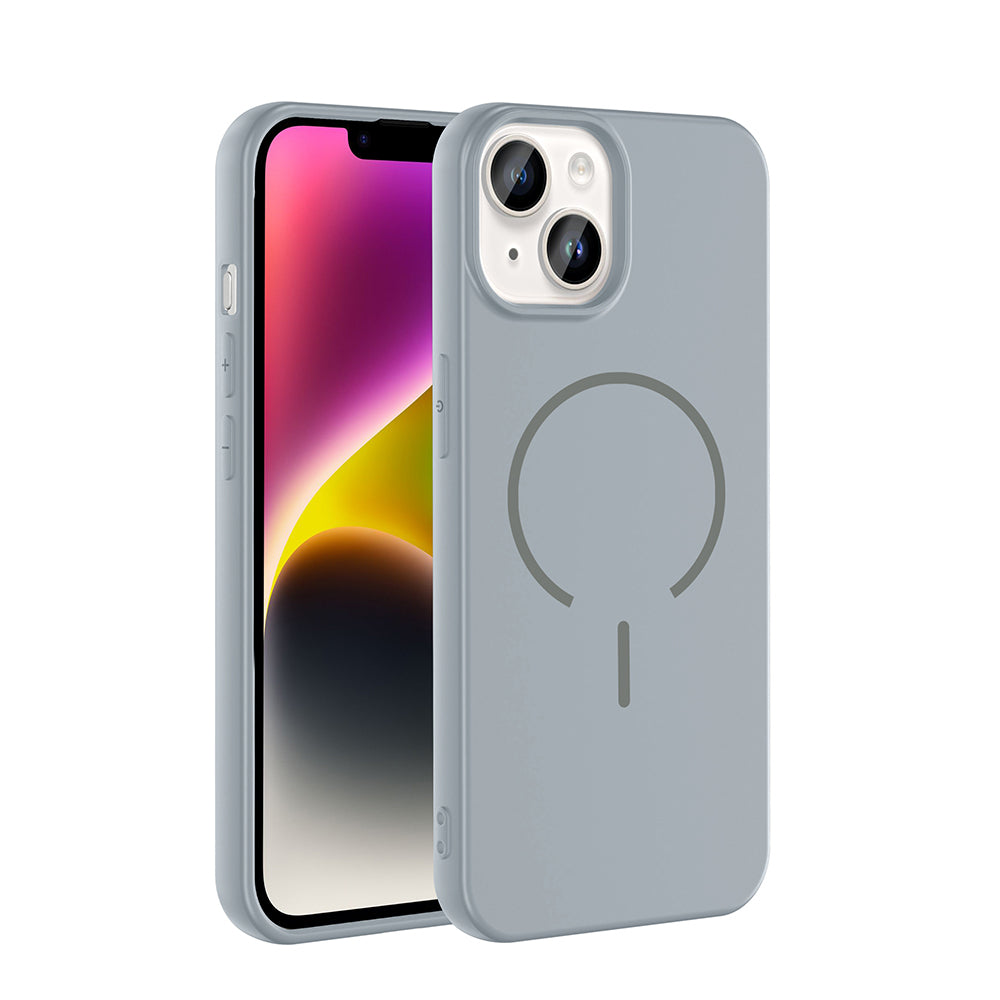 iPhone 14 Kılıf M-safe Şarj Özellikli Zore Meta Kılıf