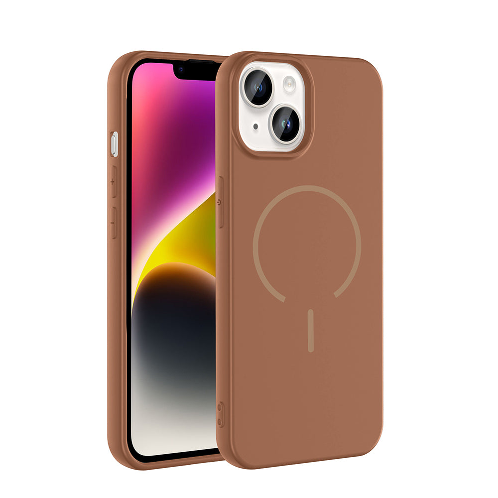 iPhone 14 Kılıf M-safe Şarj Özellikli Zore Meta Kılıf
