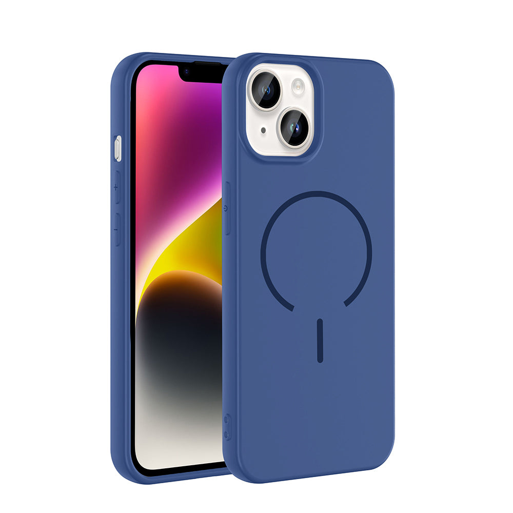 iPhone 14 Kılıf M-safe Şarj Özellikli Zore Meta Kılıf