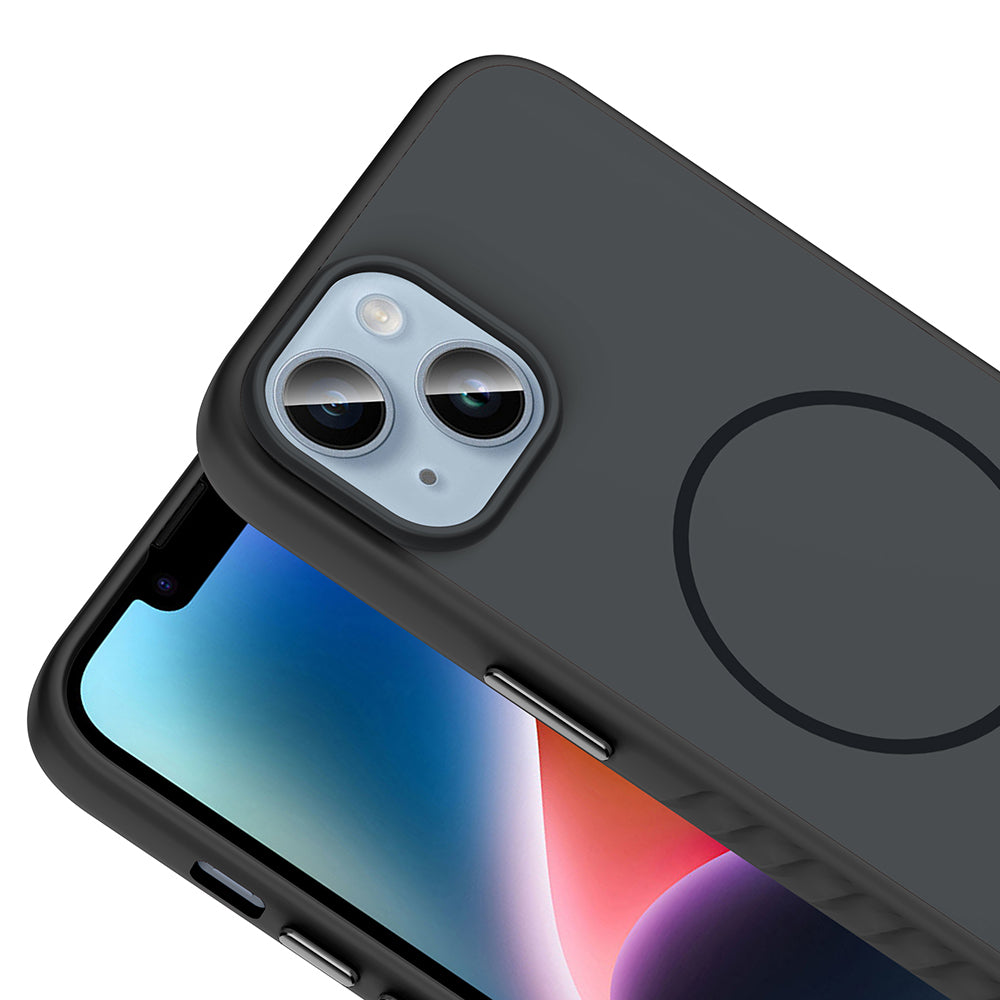 iPhone 14 Kılıf M-safe Şarj Özellikli Zore Tea Kılıf