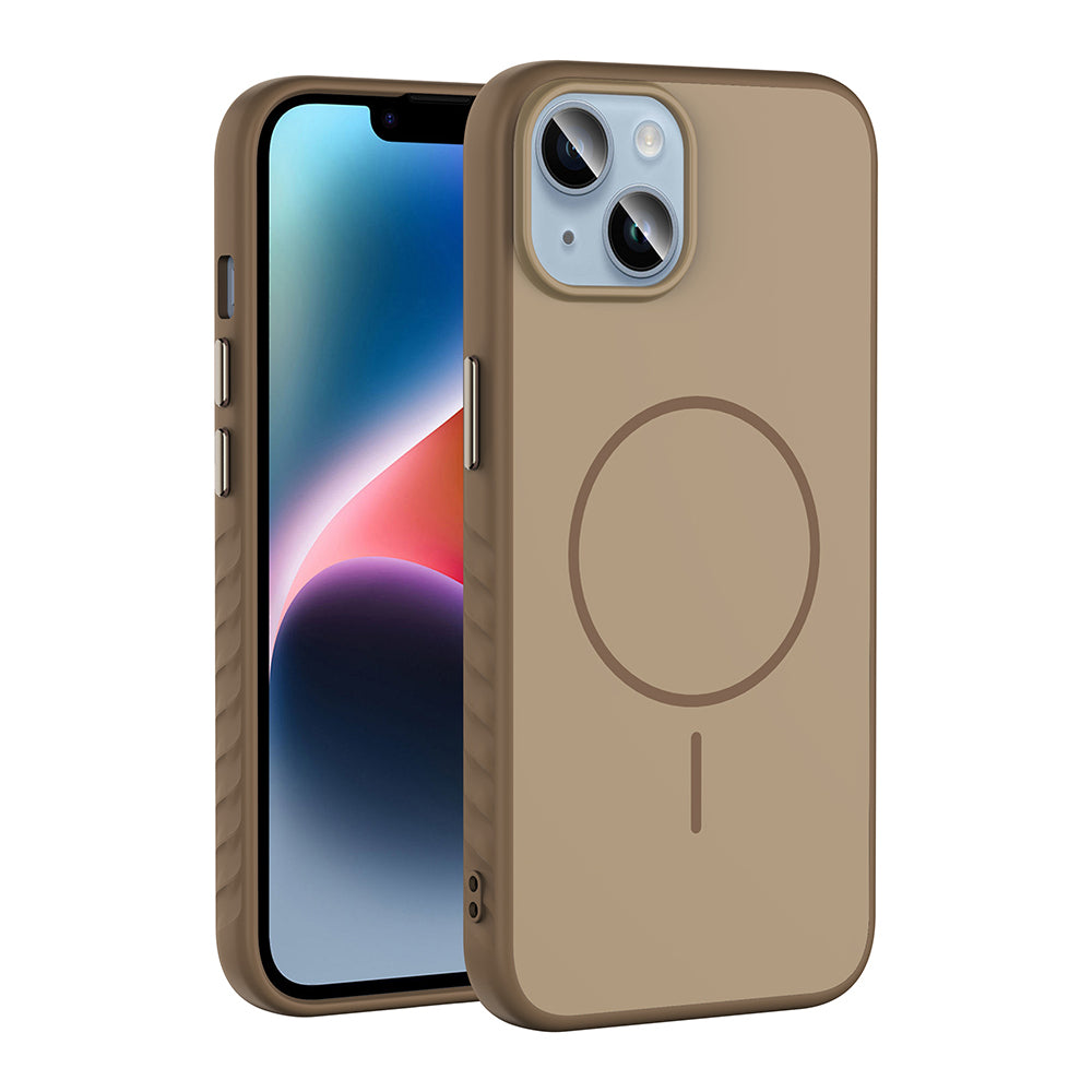 iPhone 14 Kılıf M-safe Şarj Özellikli Zore Tea Kılıf