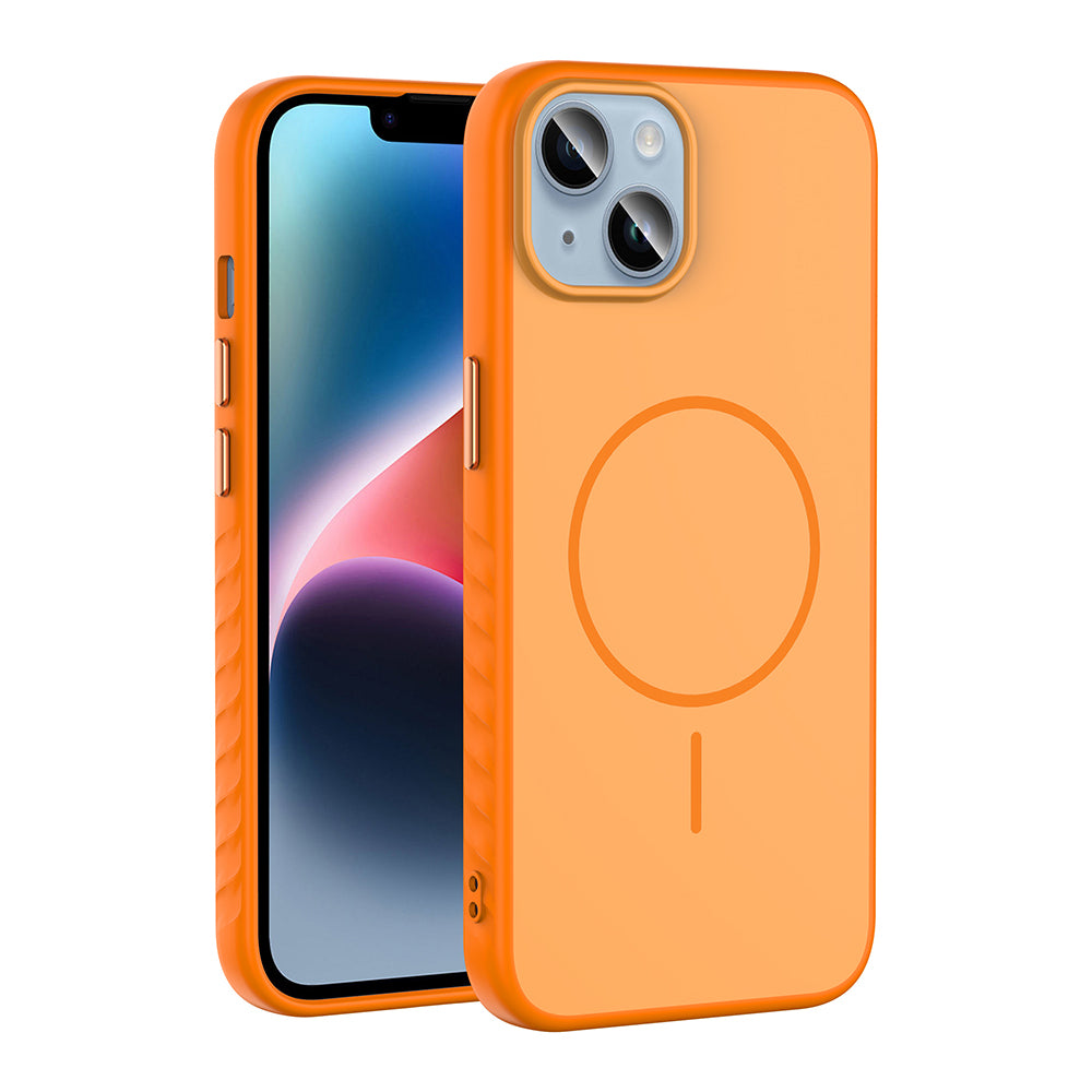 iPhone 14 Kılıf M-safe Şarj Özellikli Zore Tea Kılıf