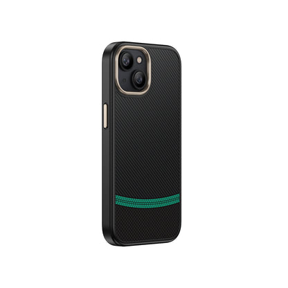 iPhone 14 Kılıf M-safe Şarj Özellikli Karbon Fiber Görünümlü Zore Antina Kılıf