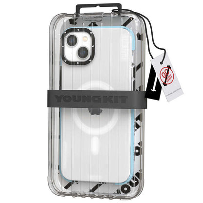 iPhone 14 Kılıf M-safe Şarj Özellikli YoungKit Exquisite Serisi Kılıf