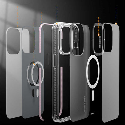 iPhone 14 Kılıf M-safe Şarj Özellikli Youngkit Jane Sand Serisi Kılıf