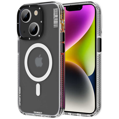 iPhone 14 Kılıf M-safe Şarj Özellikli Youngkit Jane Sand Serisi Kılıf