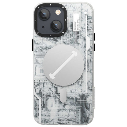 iPhone 14 Kılıf M-safe Şarj Özellikli YoungKit Technology Serisi Kılıf
