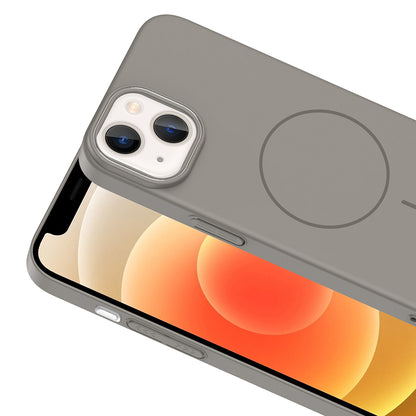 iPhone 14 Kılıf M-safe Şarj Özellikli Zore Ruby Sert Kılıf