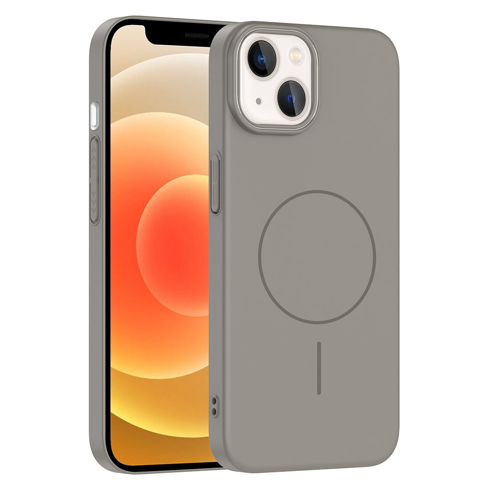 iPhone 14 Kılıf M-safe Şarj Özellikli Zore Ruby Sert Kılıf