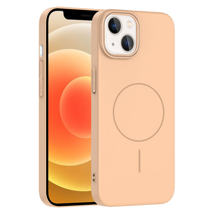 iPhone 14 Kılıf M-safe Şarj Özellikli Zore Ruby Sert Kılıf