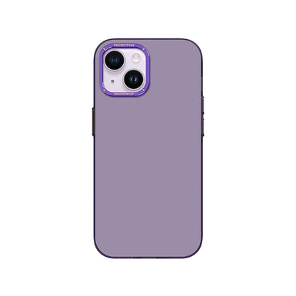 iPhone 14 Kılıf Metal Kamera Çerçeveli Recci Glaze Serisi Kılıf