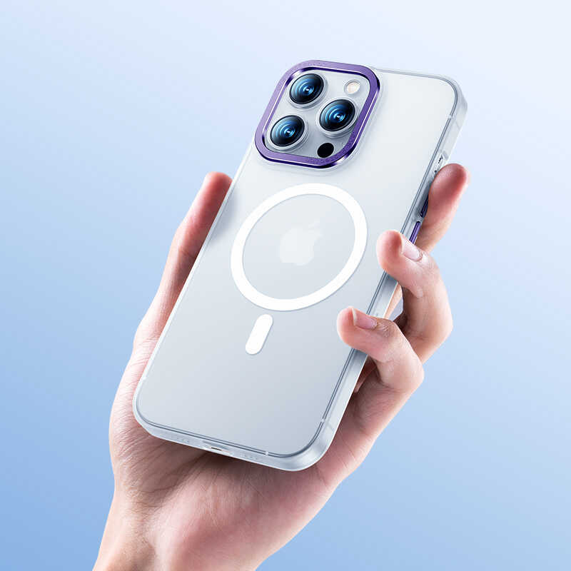 iPhone 14 Kılıf Wireless Şarj Destekli Benks Magnetik Haze Kılıf