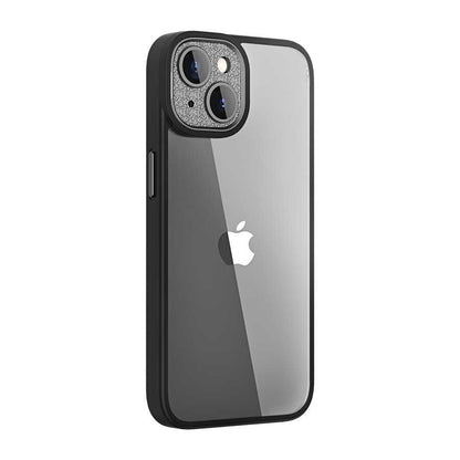 iPhone 14 Kılıf Wiwu GCC-105 Lens Korumalı Renkli Kenar Arkası Şeffaf Multicolor Kılıf