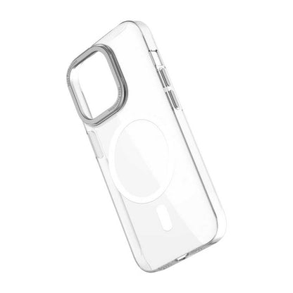 iPhone 14 Kılıf Wiwu MCC-102 Magnetic Crystal Sert PC Kılıf