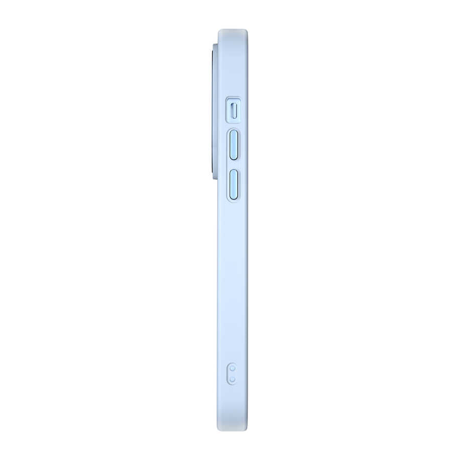 iPhone 14 Kılıf Wiwu VCC-104 Lens Korumalı Renkli Kenar Arkası Şeffaf Vivid Clear Kılıf
