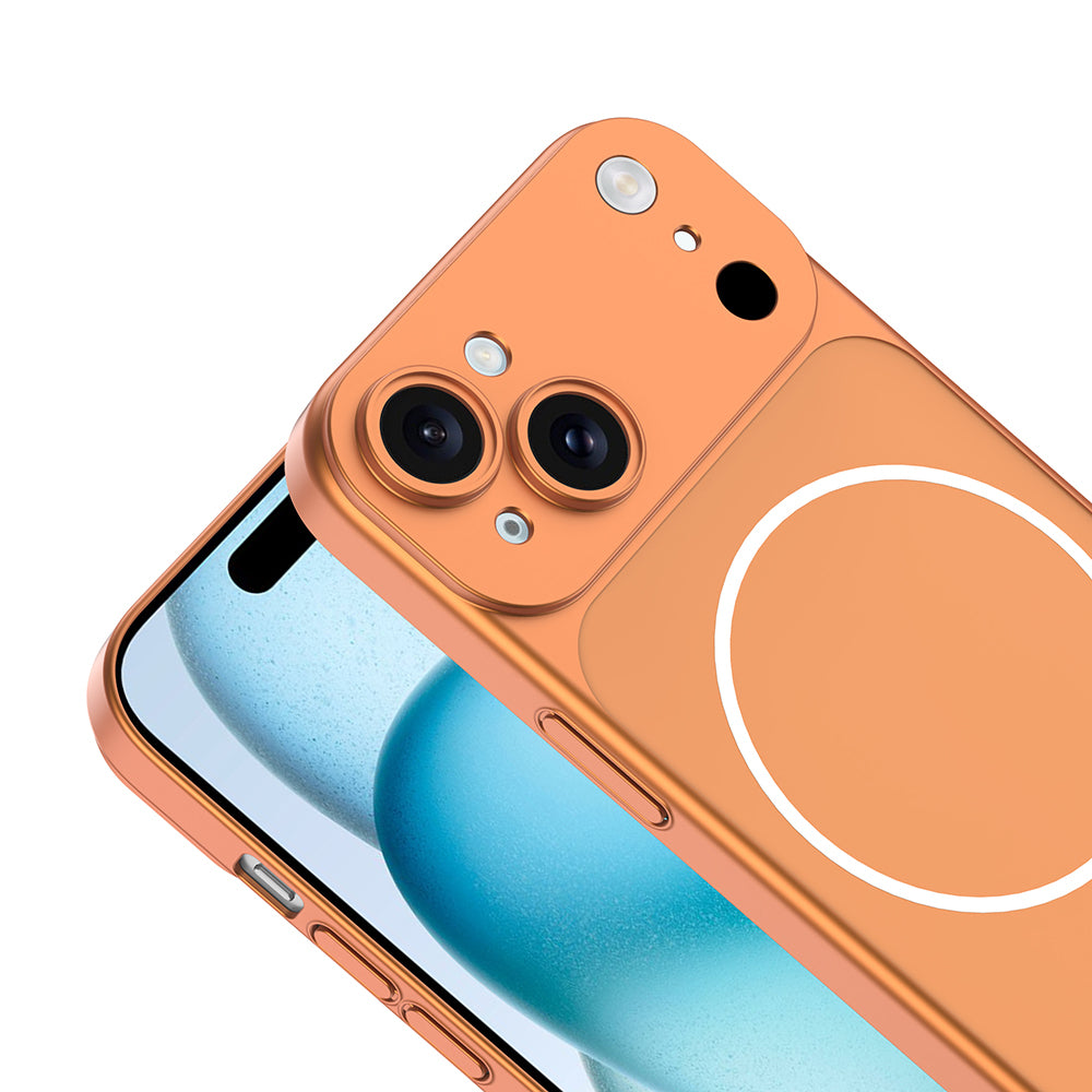 iPhone 14 Kılıf Zore M-Safe Şarj Özellikli Kamera Korumalı Spark Kılıf