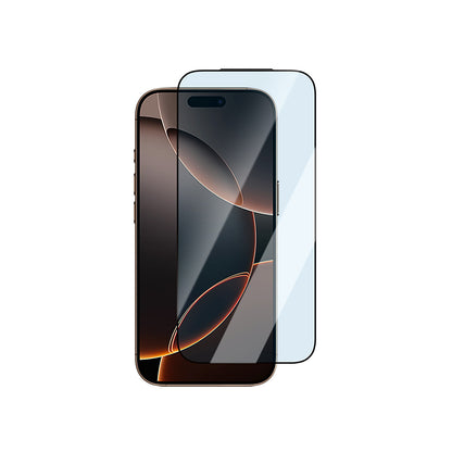 iPhone 14 Plus CaseWorld Applicator Serisi 2.5D Eyesafe Mavi Işık Teknolojili 0.33mm Temperli Cam Ekran Koruyucu + Uygulama Aparatı