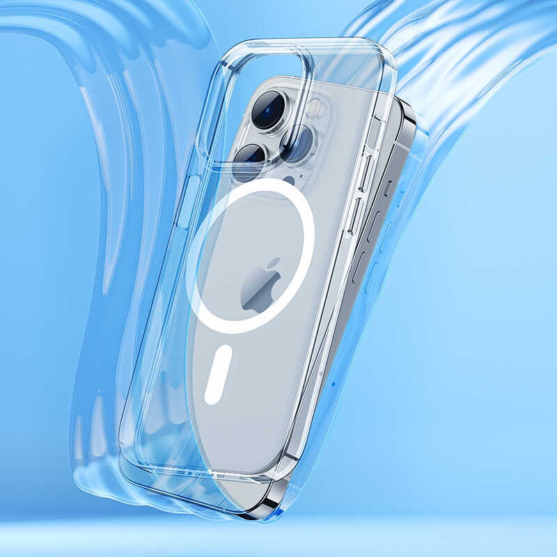 iPhone 14 Plus Kılıf Benks Crystal Series Clear Kılıf Ekran Koruyucu Hediyeli