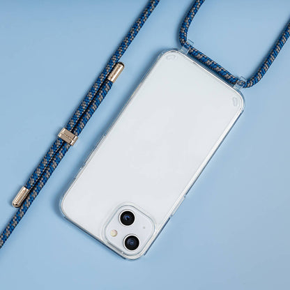 iPhone 14 Plus Kılıf Boyun Askılı Şok Önleyicili Şeffaf Lisanslı Switcheasy Play Kılıf