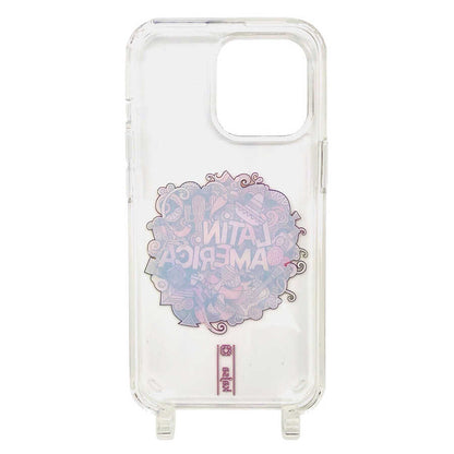 iPhone 14 Plus Kılıf Kajsa Missy And Match Şeffaf Desenli İp Askılı Kılıf