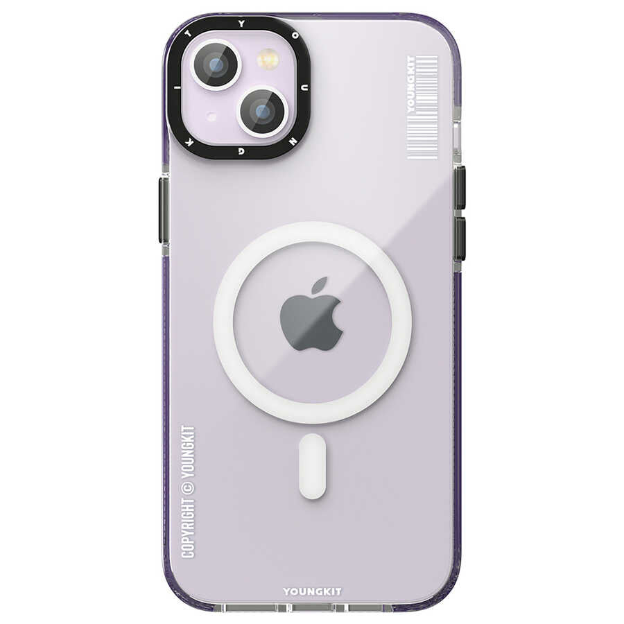 iPhone 14 Plus Kılıf M-safe Şarj Özellikli YoungKit Exquisite Serisi Kılıf