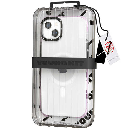 iPhone 14 Plus Kılıf M-safe Şarj Özellikli YoungKit Exquisite Serisi Kılıf