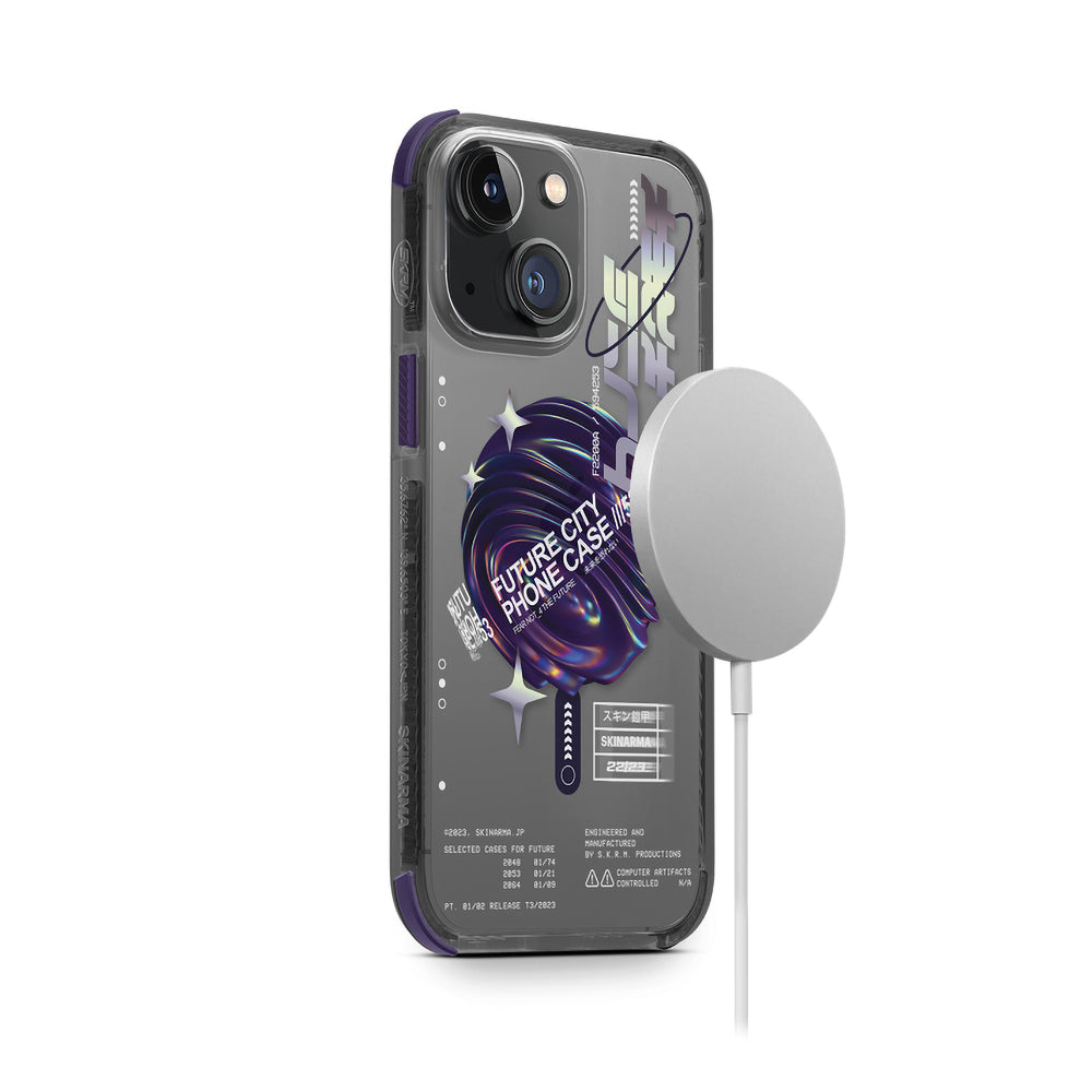 iPhone 14 Plus Kılıf SkinArma Şeffaf Airbag Tasarımlı M-safe Şarj Özellikli Shorai Kılıf