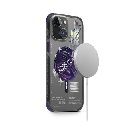 iPhone 14 Plus Kılıf SkinArma Şeffaf Airbag Tasarımlı M-safe Şarj Özellikli Shorai Kılıf