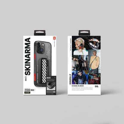iPhone 14 Plus Kılıf SkinArma Şeffaf Desenli Kaze Kılıf