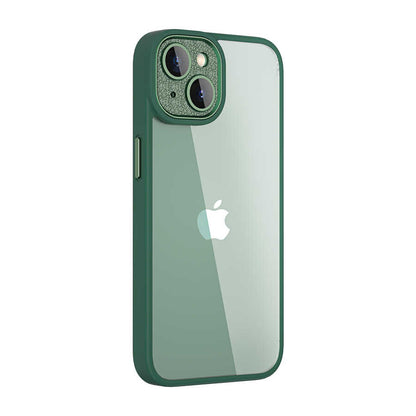 iPhone 14 Plus Kılıf Wiwu GCC-105 Lens Korumalı Renkli Kenar Arkası Şeffaf Multicolor Kılıf