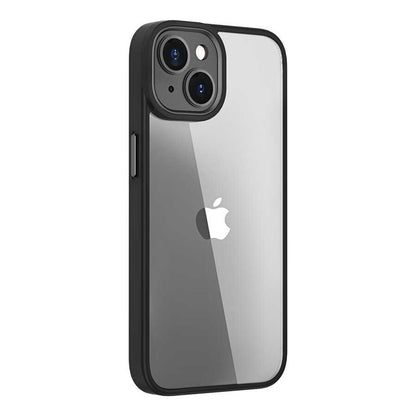 iPhone 14 Plus Kılıf Wiwu VCC-104 Lens Korumalı Renkli Kenar Arkası Şeffaf Vivid Clear Kılıf