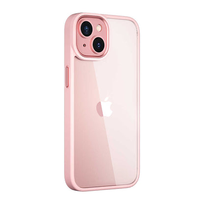 iPhone 14 Plus Kılıf Wiwu VCC-104 Lens Korumalı Renkli Kenar Arkası Şeffaf Vivid Clear Kılıf