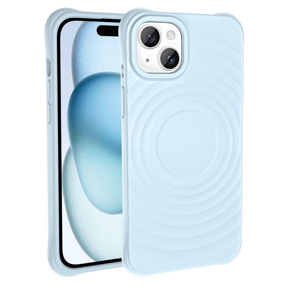 iPhone 14 Plus M-safe Şarj Özellikli Airbagli Mat Görünümlü Zore Hepi Kılıf