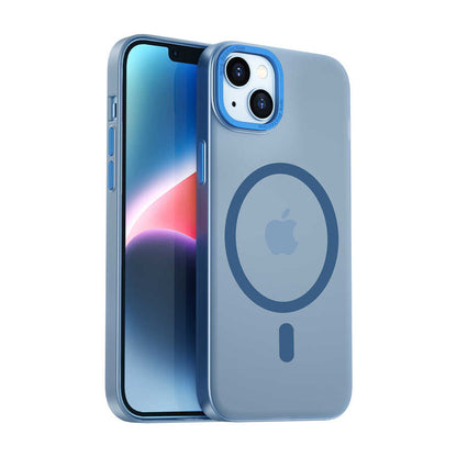 iPhone 14 Plus Wiwu Frosted Magnetic Buzlu Sert PC Kılıf