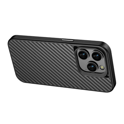 iPhone 14 Pro Kılıf Aramid Karbon Fiber M-safe Özellikli Wlons Radison Kılıf