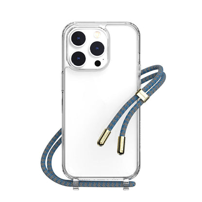 iPhone 14 Pro Kılıf Boyun Askılı Şok Önleyicili Şeffaf Lisanslı Switcheasy Play Kılıf