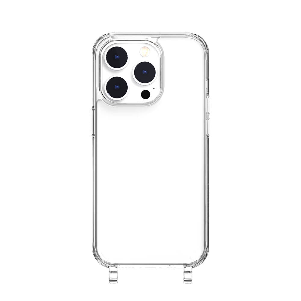 iPhone 14 Pro Kılıf Boyun Askılı Şok Önleyicili Şeffaf Lisanslı Switcheasy Play Kılıf