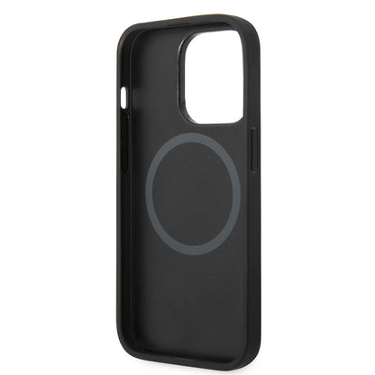 iPhone 14 Pro Kılıf Ferrari M-safe Şarj Özellikli Karbon İtalyan Bayrak Dizayn Kılıf