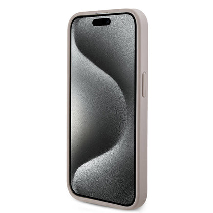 iPhone 14 Pro Kılıf Guess Orijinal Lisanslı M-safe Şarj Özellikli PU Halkalı 4G Desenli Yazı Logolu Kılıf