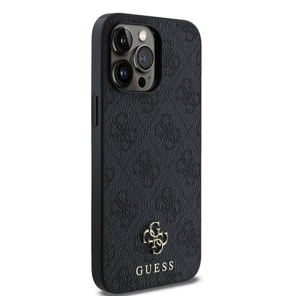 iPhone 14 Pro Kılıf Guess Orijinal Lisanslı M-safe Şarj Özellikli Small 4G Classic Kılıf