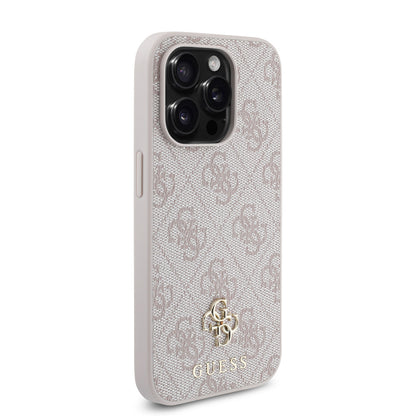 iPhone 14 Pro Kılıf Guess Orijinal Lisanslı M-safe Şarj Özellikli Small 4G Classic Kılıf