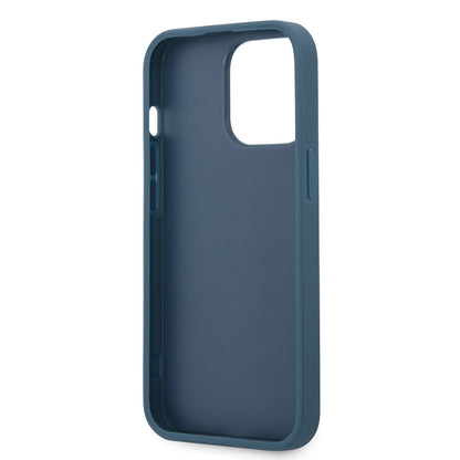 iPhone 14 Pro Kılıf GUESS PU Deri Çizgili Logo Dizaynlı Kılıf