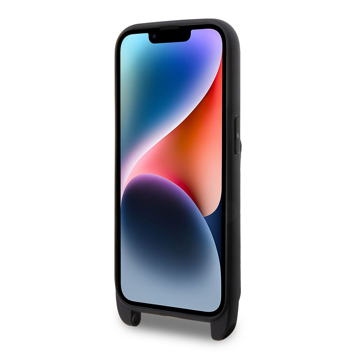 iPhone 14 Pro Kılıf Karl Lagerfeld Boyun Askılı Kartlıklı Karl Dizayn Kılıf