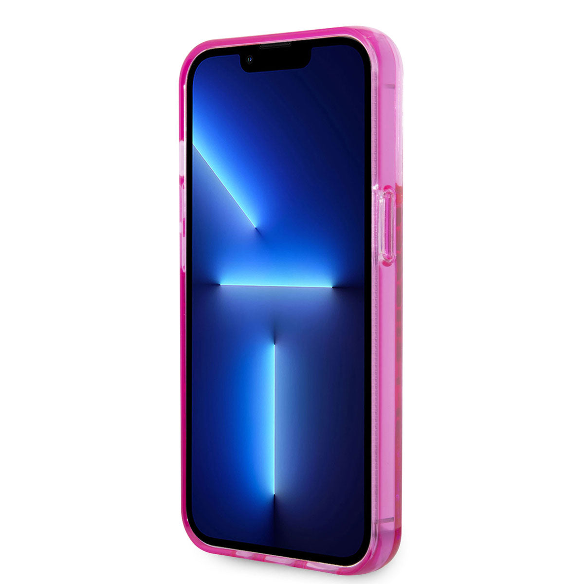 iPhone 14 Pro Kılıf Karl Lagerfeld Sıvılı Simli Elong Dizayn Kılıf