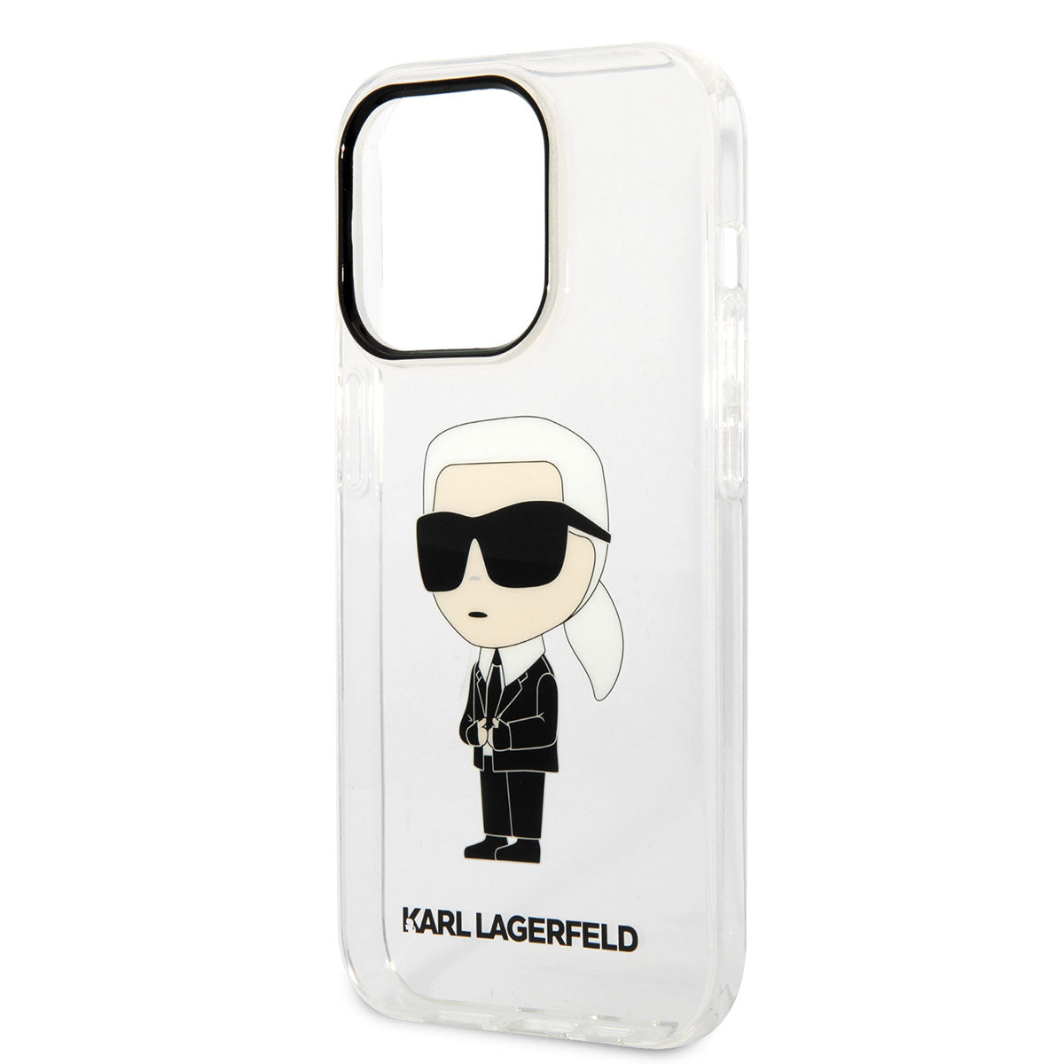 iPhone 14 Pro Kılıf Karl Lagerfeld Transparan İkonik Karl Dizayn Kılıf