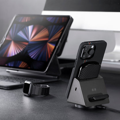 iPhone 14 Pro Kılıf M-safe Şarj Özellikli 600D Aramid Fiber Pitaka Tactile Woven Orchestra Serisi Rhapsody Kılıf