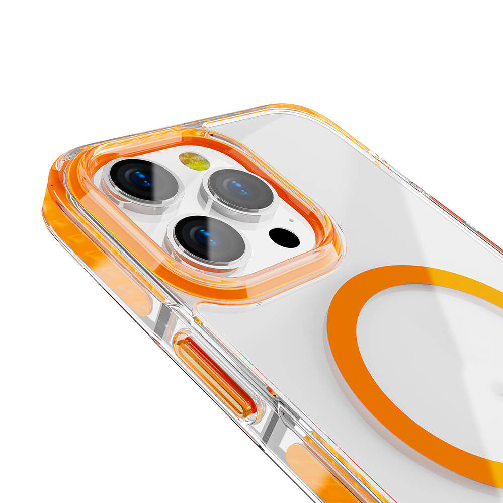 iPhone 14 Pro Kılıf M-safe Şarj Özellikli Airbagli Takılabilir Askı Aparatlı Zore Nana Kılıf